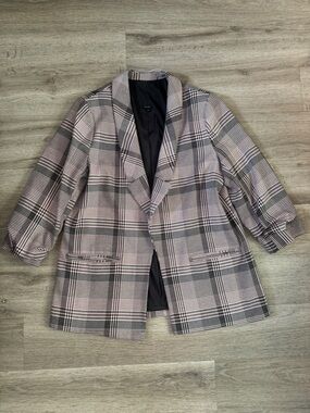 ASOS Houndstooth Plaid Blazer